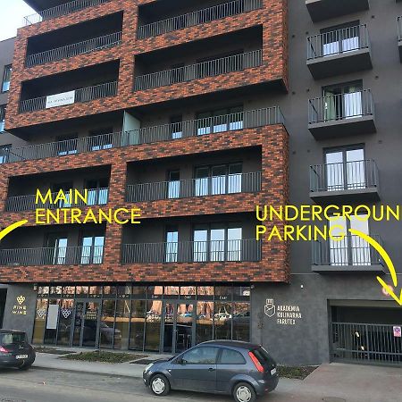 Navyblue Apartment Cracow Free Parking Tv クラクフ エクステリア 写真