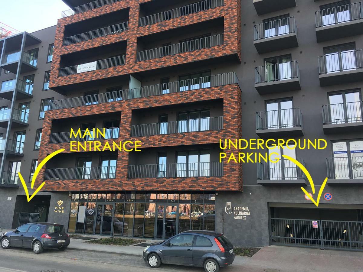 Navyblue Apartment Cracow Free Parking Tv クラクフ エクステリア 写真